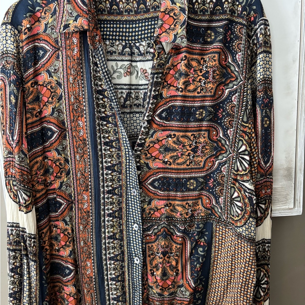 Mediterranean Chic Multi Media Pattern Printed Co… - image 1